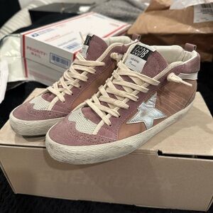 Golden Goose Superstar Size 36 Purple / Pink Neutral Women's Sneakers
